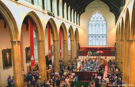 Inside St. Andrew's Hall